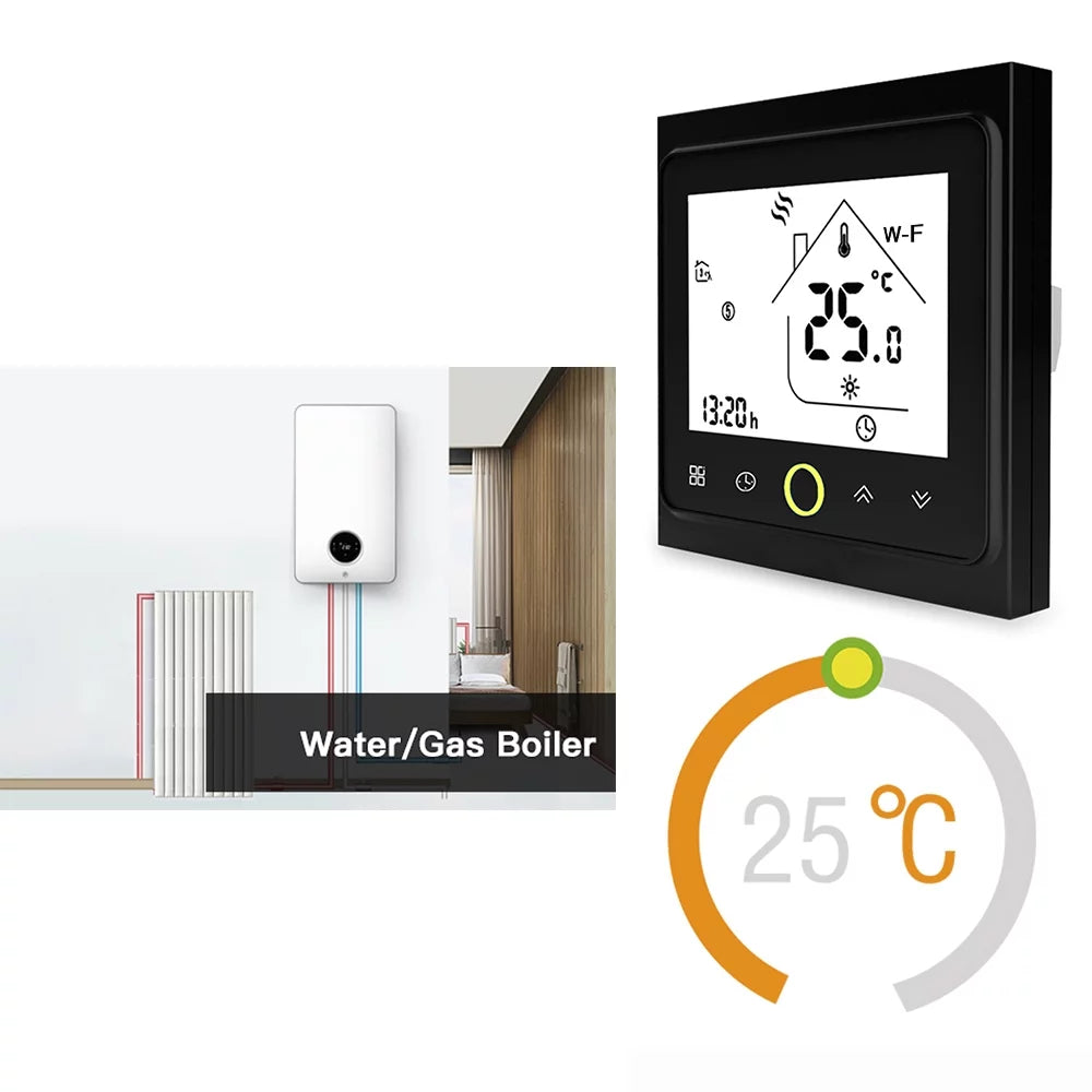 Temperature / Wi-fi Smart -- Compatible Thermostat,5a With Water With Temperature Boiler / Water App / Temperature Smart Compatible GoolRC