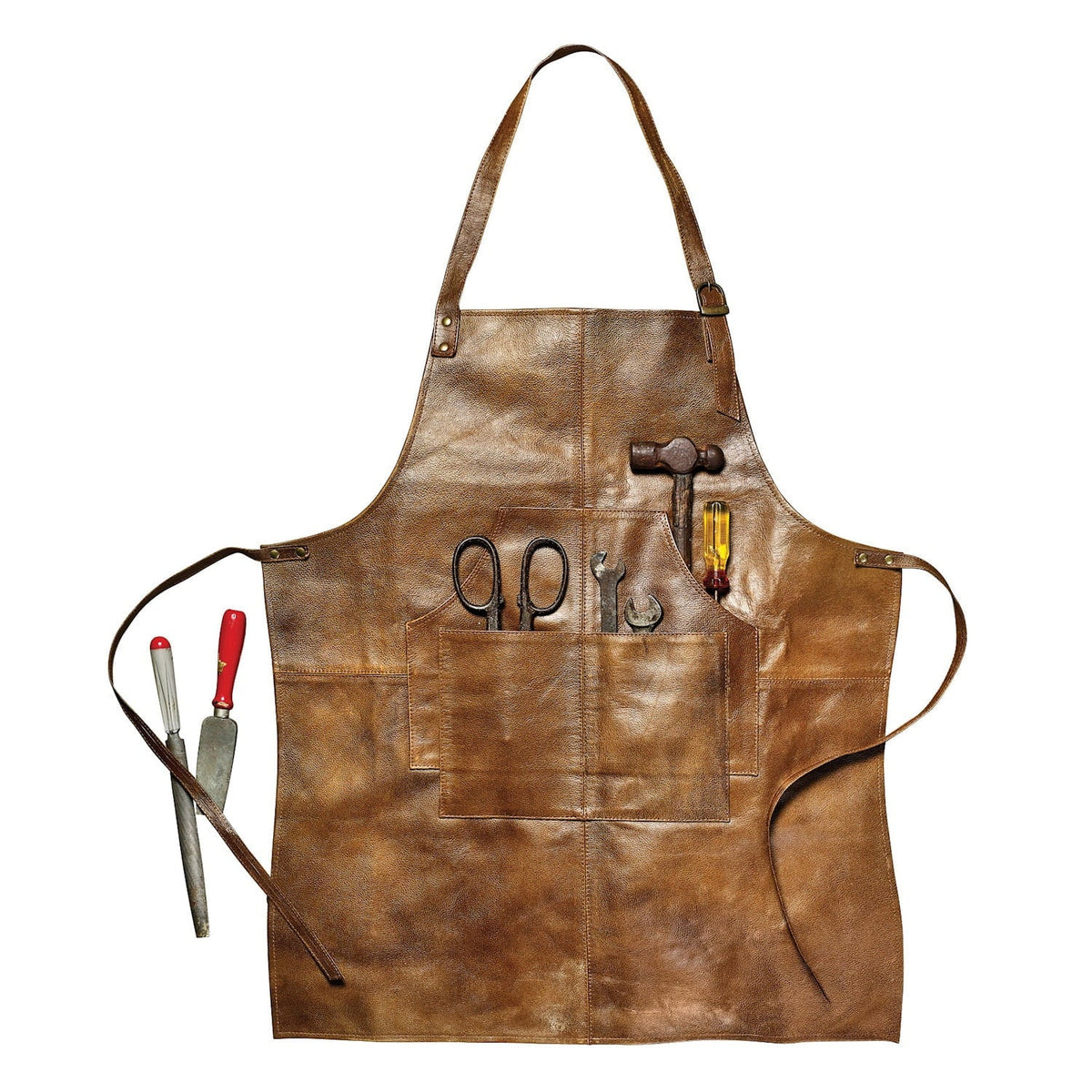 Pockets, What L Leather on - Earth 29" Work Tool Kitchen 4 Mens Shop Apron