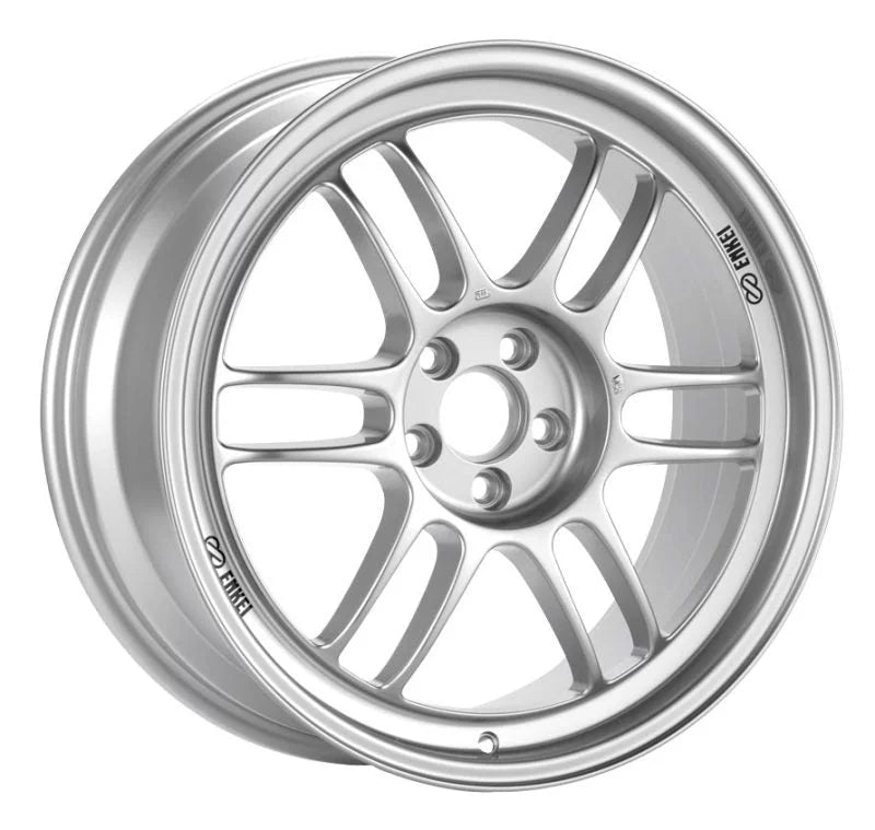 Enkei / 4x100 Honda Offset 73mm Bore Wheel 4-Lug Silver 16x7 Mini 02-06 RPF1 35mm