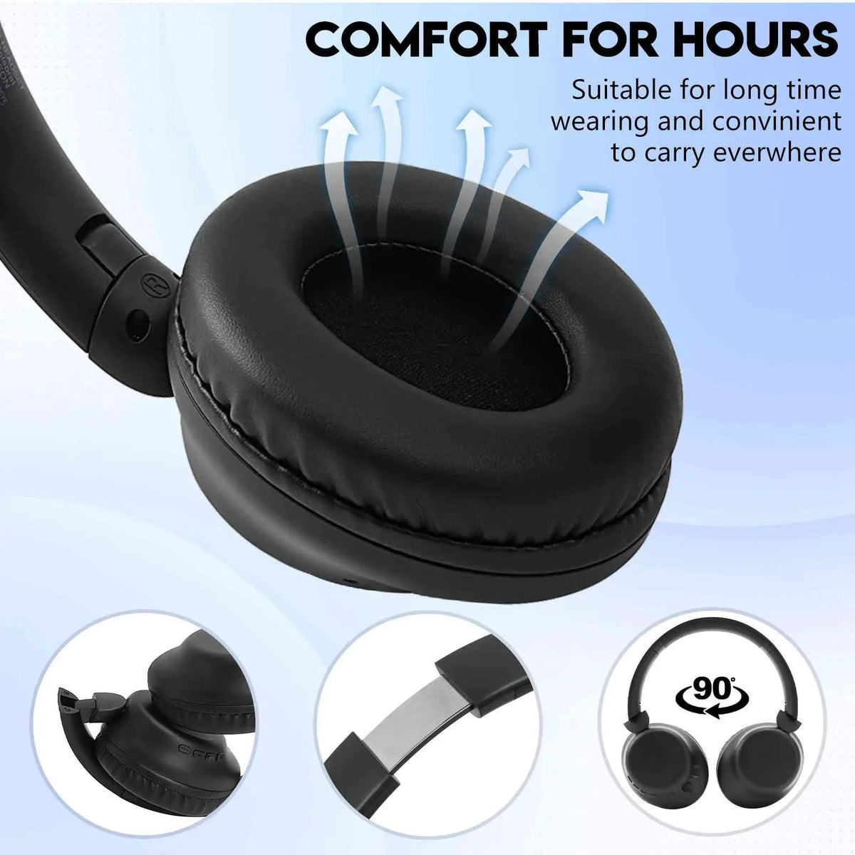 Earphones High ZTE Audio, Wireless Bass, Bluetooth UX35 30 5G for Pro Axon Headphones The Mic Stereo Ear Call Over Superior with Resolution Phone with UrbanX Deep Support Comfort