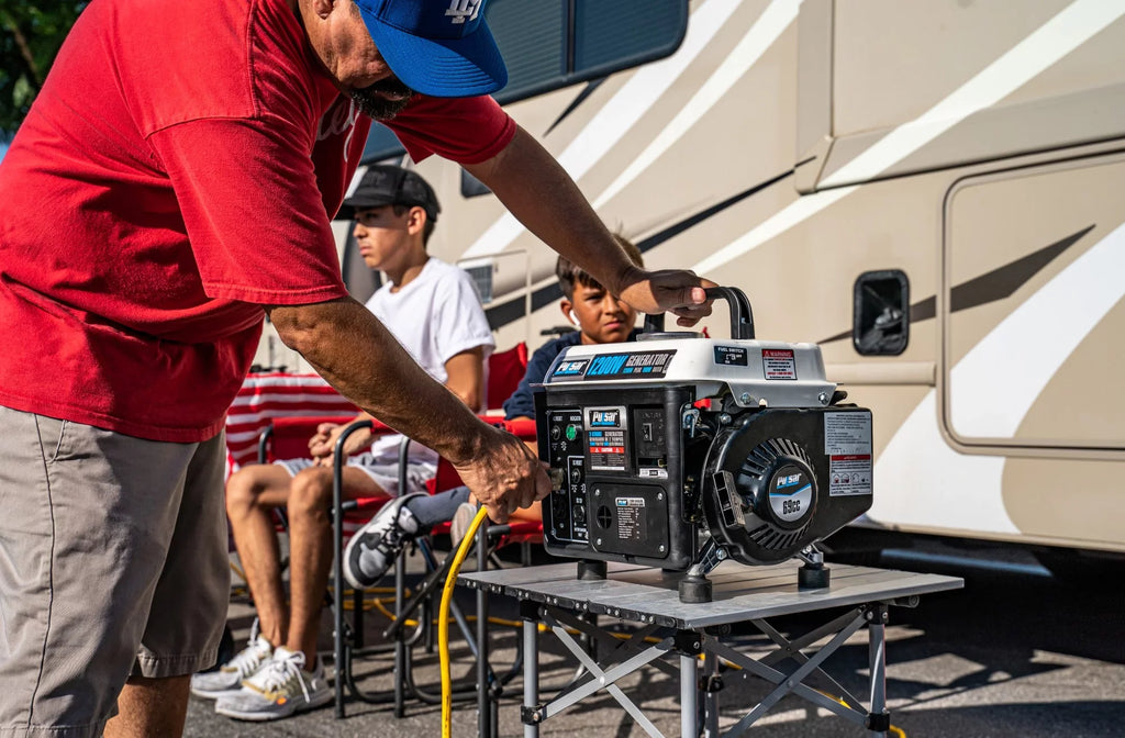 1200 Portable PG1202SA Peak Watt, Running 900 Pulsar Gas Generator Powered Watt 2-Cycle