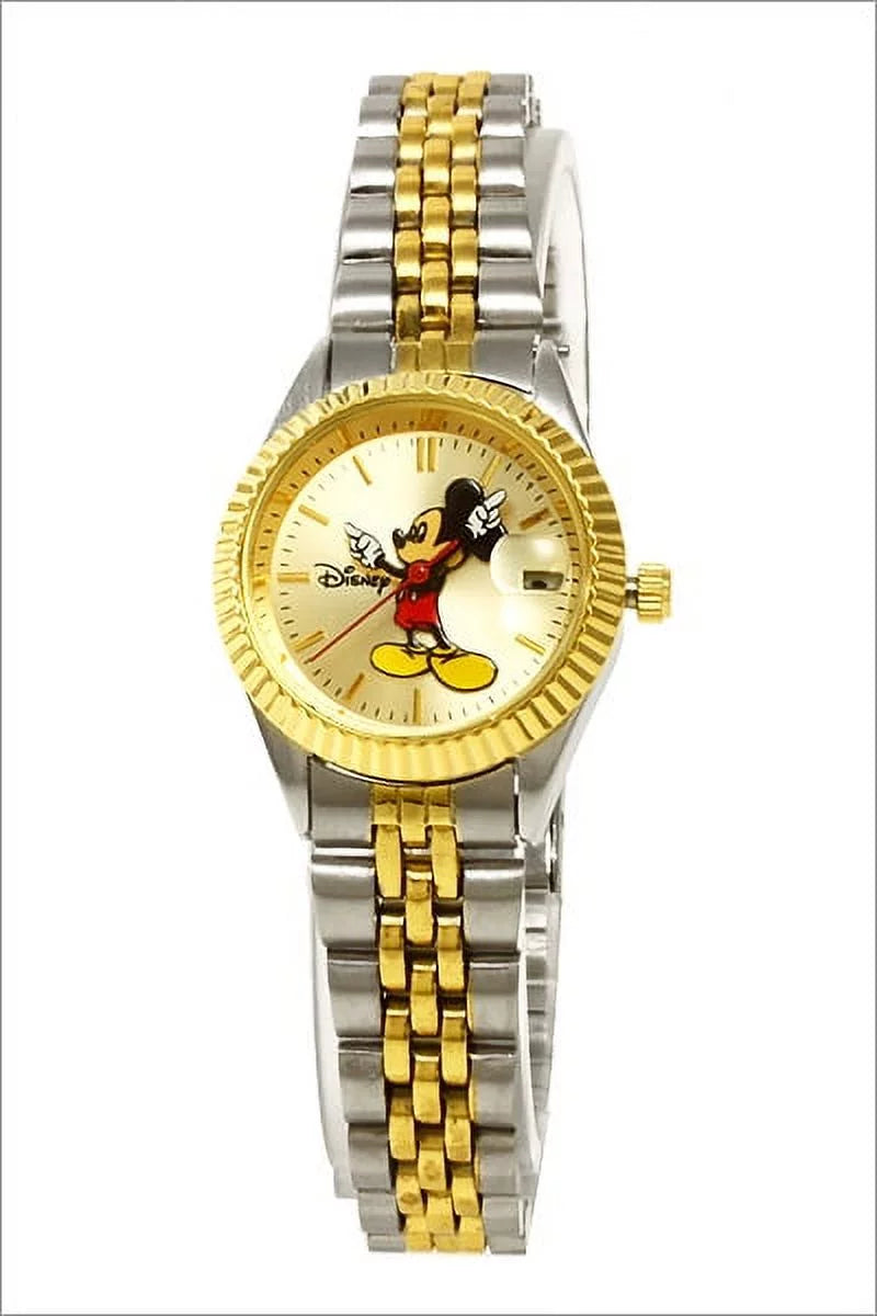 Mickey Bracelet Women's Mouse 'Moving Two-Tone Watch MCK340 Hands' Classic