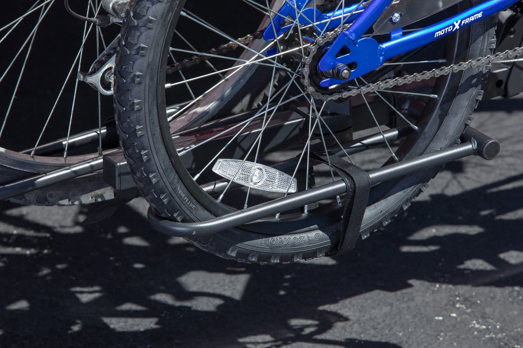 80 Car 10104071 Foldable Hyper lbs. Rack Capacity 2-Bike Tough Hitch-Mount Platform