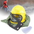 Helmet Supplied Protector Sand FED Hood Blast Sandblast AIR Safety Yellow