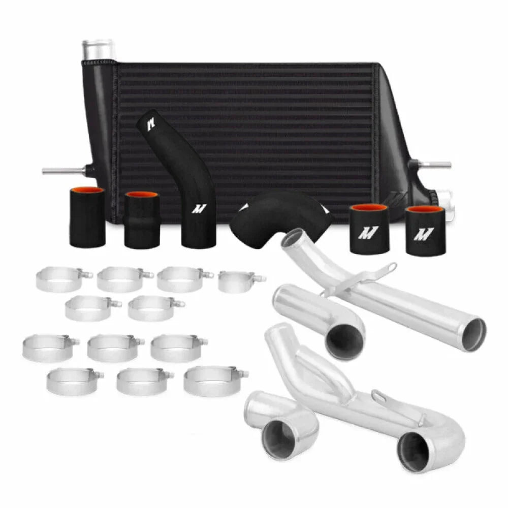 Performance Evo Mishimoto Black Compatible MMINT-EVO-10KBK Lancer X With Kit Mitsubishi 2008-2015 Intercooler