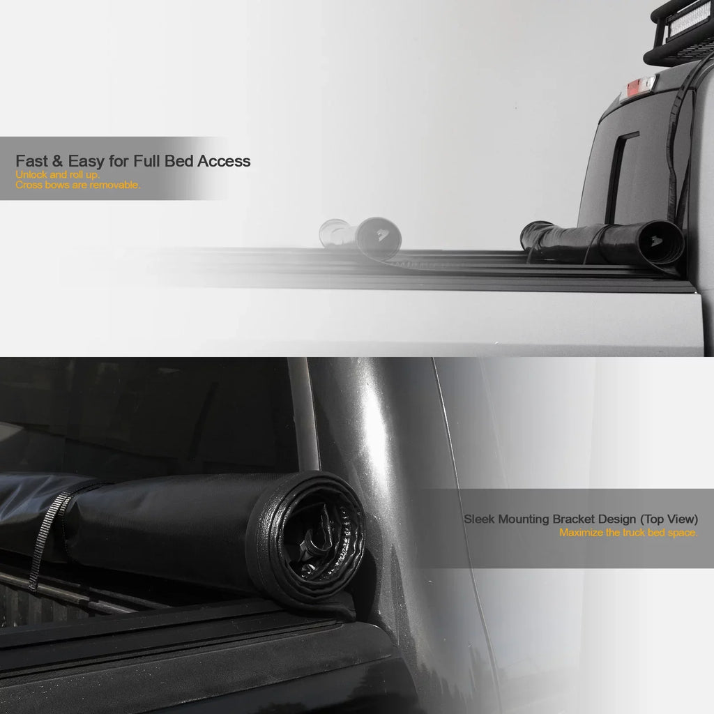 Short Up Feet Style Tonneau 2019-2022 - ( Body ) Lock And 1500 Cover Ram 68.4" Black Stehlen Roll For 5.7 New 733469493334 Bed