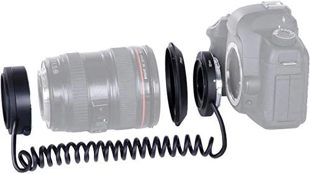 Photo & T6i, 6D, 5D, Mount SL1, Rebel T5, Reverse 50D, 80D, AF DSLR T4i Movo Cameras T3i Macro 7D, EOS 60D, Lens T5i, Canon for 1D, Digital 70D, T6s, Converter