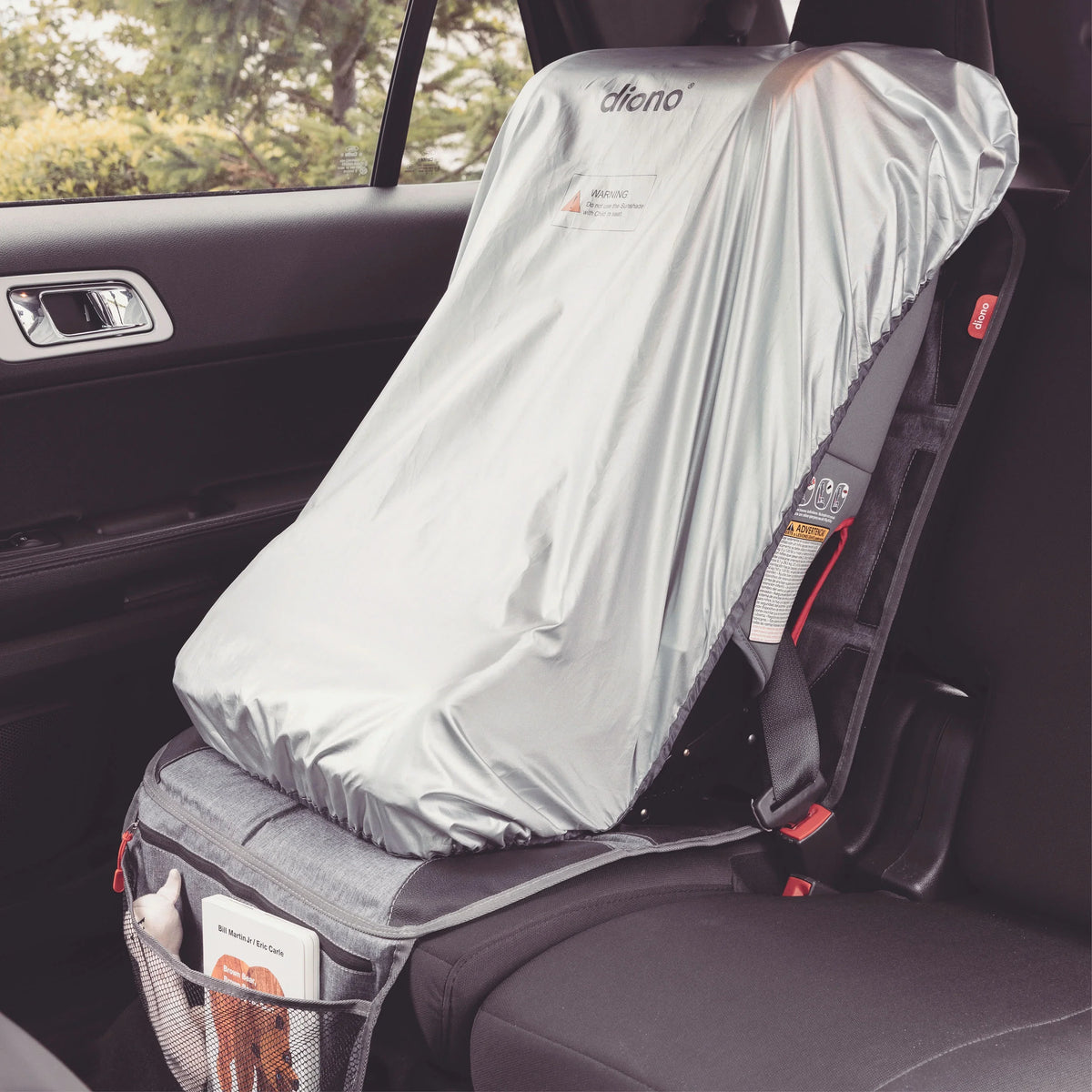 Protector, Car Crash Mat Seat Ultra Resistant, Diono Tested, Water Gray