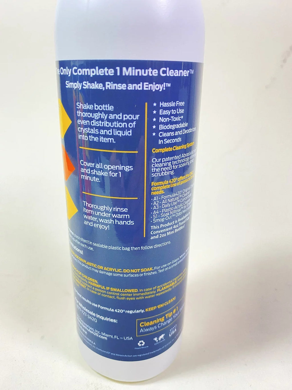 4 420 Oz Pack 1CT Cleaner Formula 12 Glass