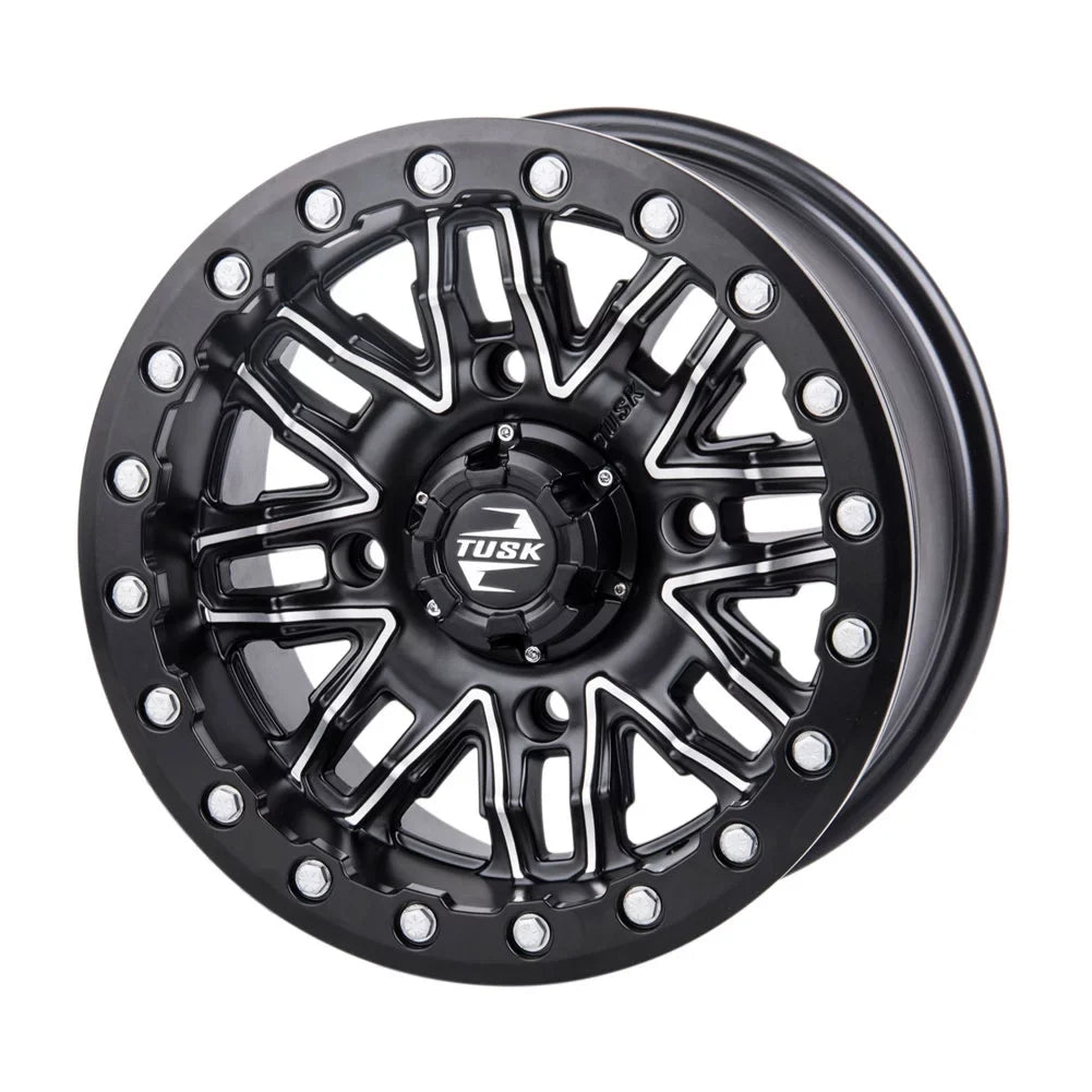 Limited + 4.0 2021-2022 Beadlock 14x7 Nebo 4/137 Can-Am 3.0 Tusk Machined/Black Wheel Defender For Pro HD10