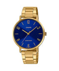 WOMEN STAINLESS WATCH CASIO GENERAL LTP-VT01G-2B GOLD STEEL