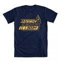 T-shirt Men's TEEZ Inspired Blue Star Trek GEEK Large Original Janeway by Chakotay Artwork 2024