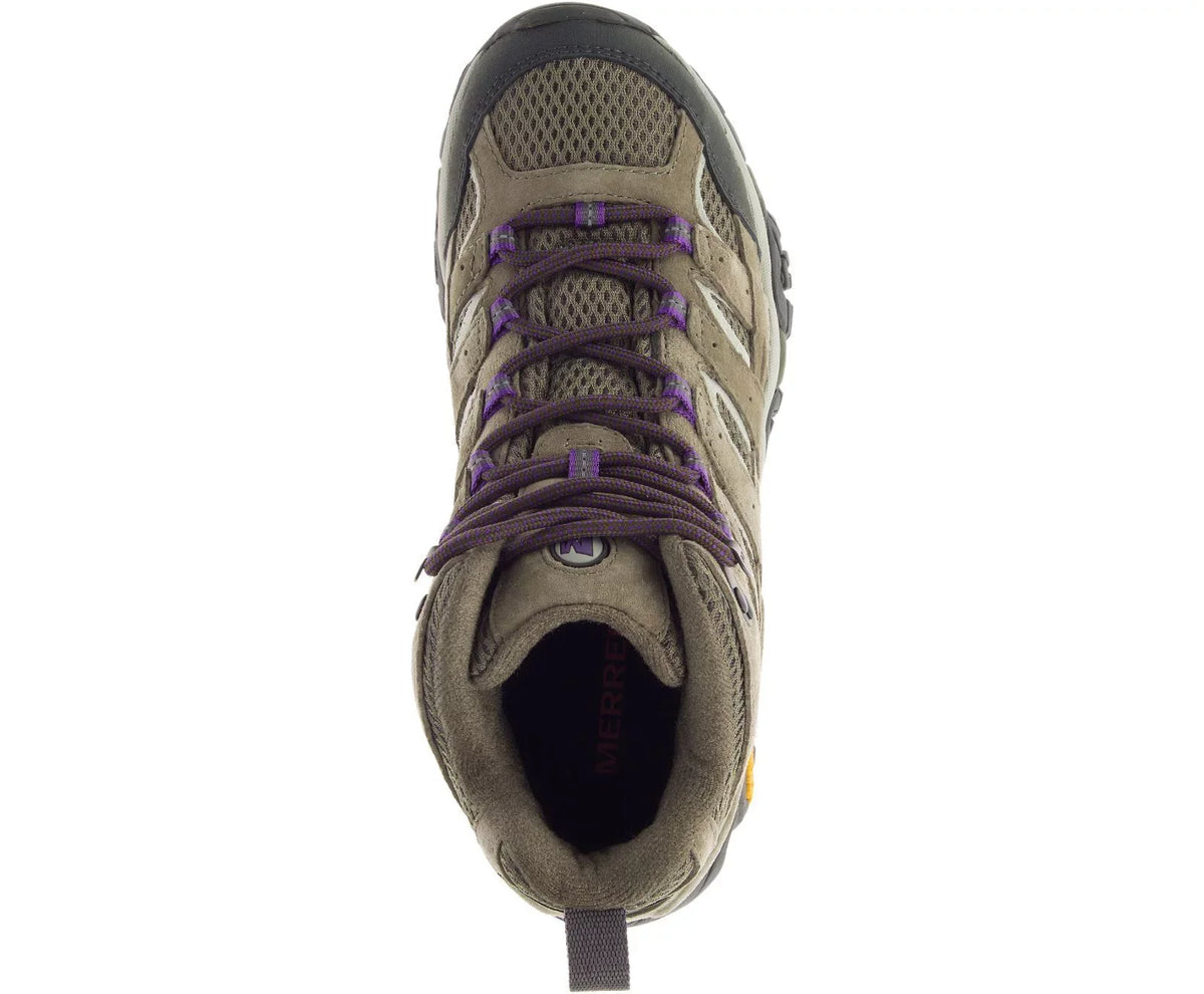 Size Wide Merrell 2 Ventilator Shoes, Hiking Moab Mid Women's 8.5 Olive,