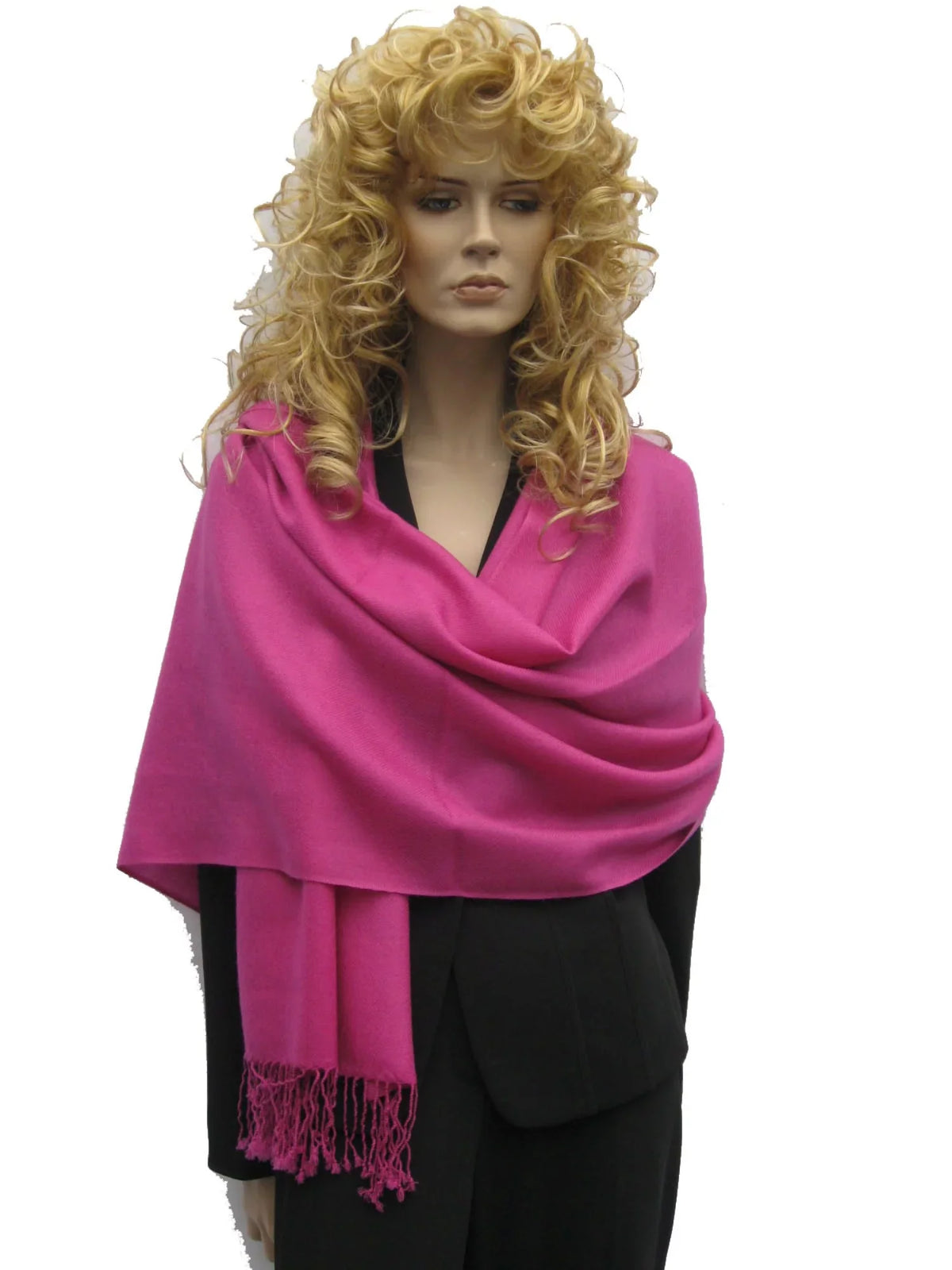 Shawl) Shawl/Shawls/Scarf/Scarves/Wrap/Stole/Muffler/Cape/Ruana/Blanket/Throw/Pashmina Shawl/Cashmere Regular (Raspberry Scarf/Wool/Silk