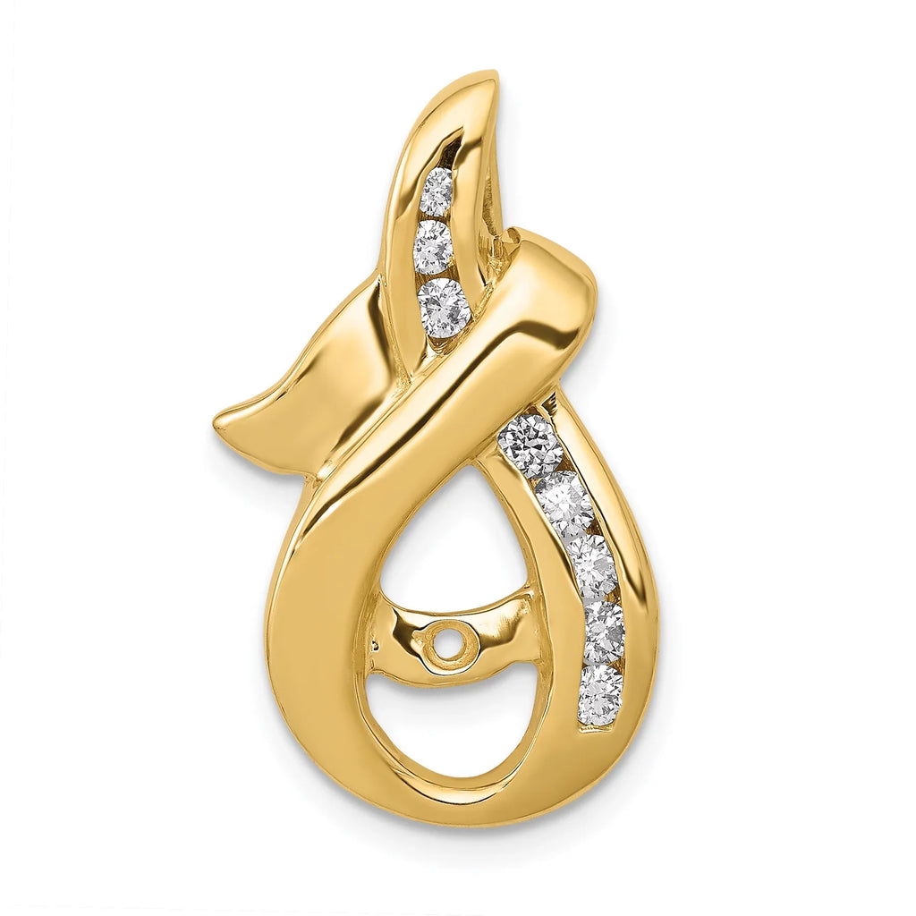 14k VS Semi-mount Peg Q-XS539VS Slide Diamond