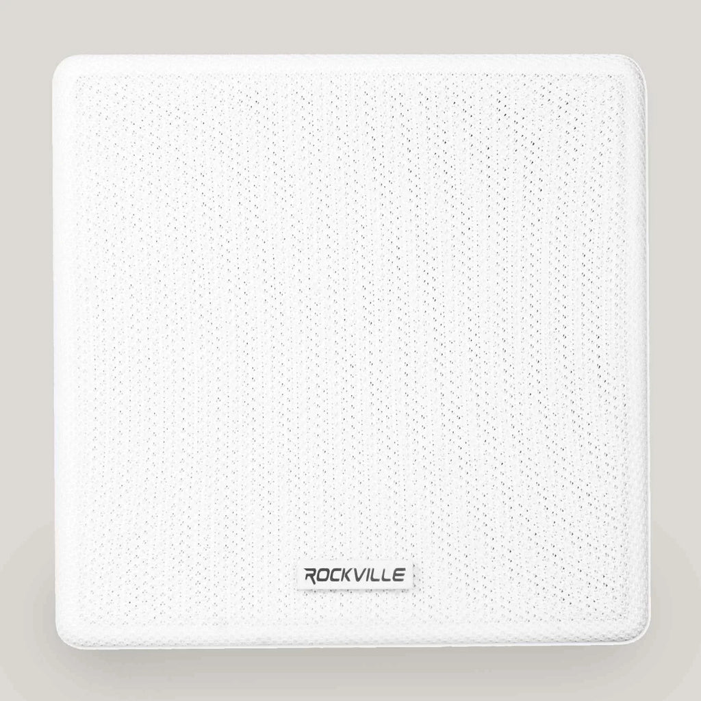 White Speakers Restaurant/Bar 6-Zone Pendant+Ceiling for Cube+2) 3.5" JBL Amp+4)