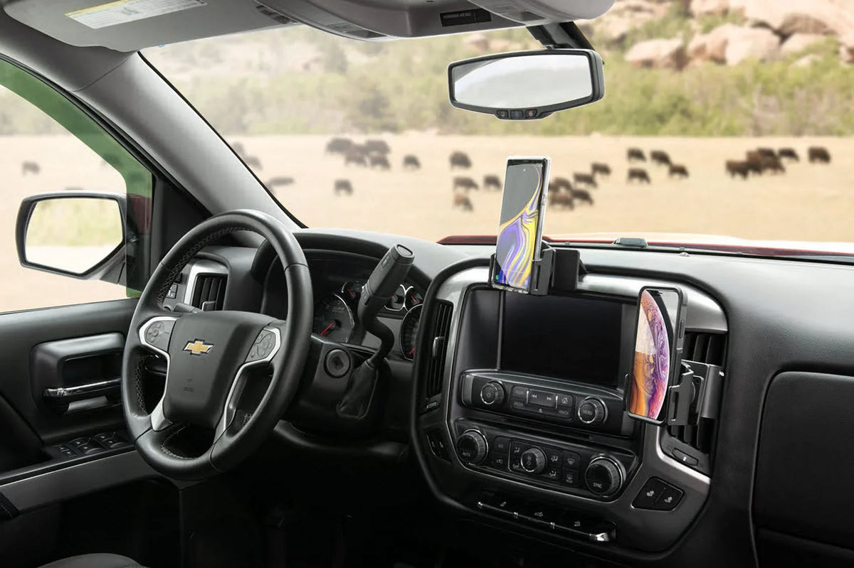 Compatible (Mounting Base 1500 Only) Scosche PC855014 ProClip Mount with 2014-2018 Silverado Dash Chevy Series Center