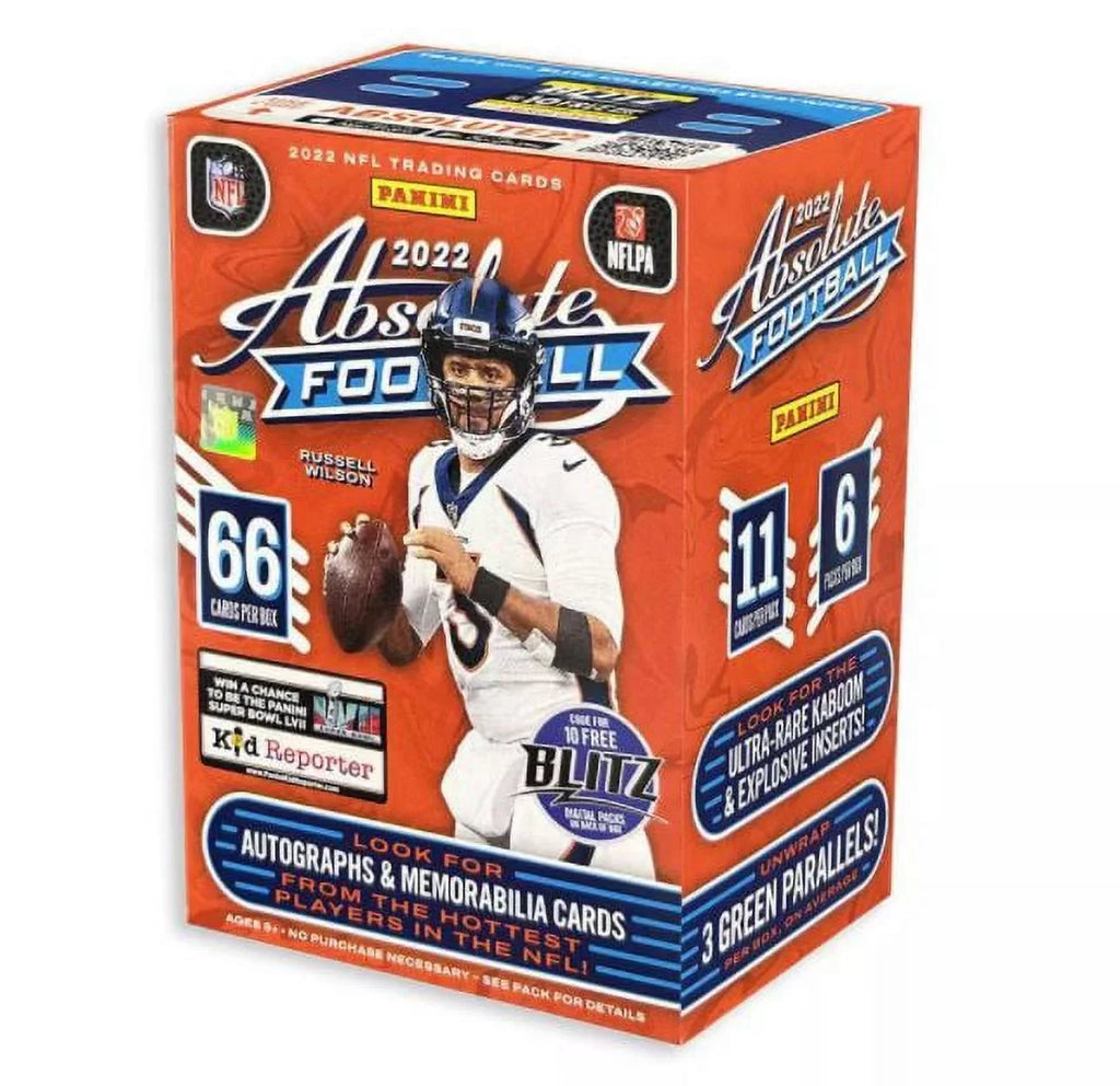 2022 NFL Panini Box Football Trading Blaster Card Absolute