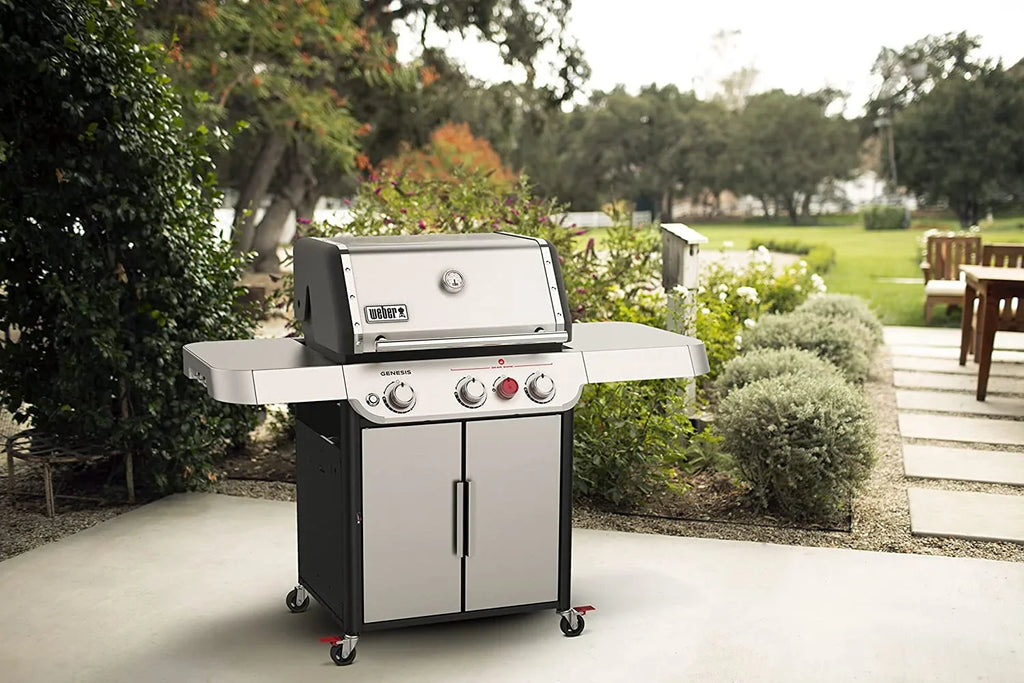 Genesis Weber Technology Stainless Natural Smart Smart in Gas SX-325s 3-Burner Grill Steel with
