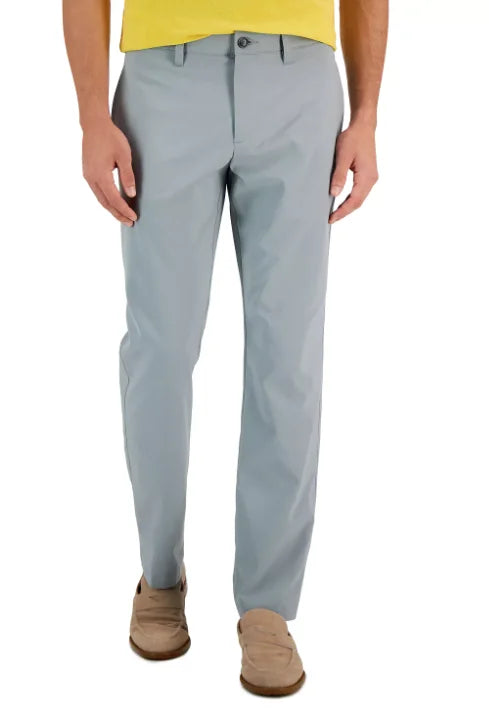 Solid Men's Tech Slim-Fit 36 in Pants Portfolio Monument Ellis x 34 Perry Grey