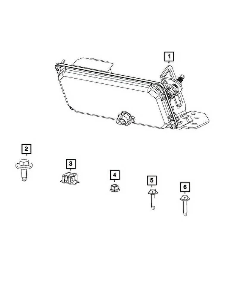 Forward New Module 68475159AG Mopar Camera 2021-2021 OE Facing Genuine