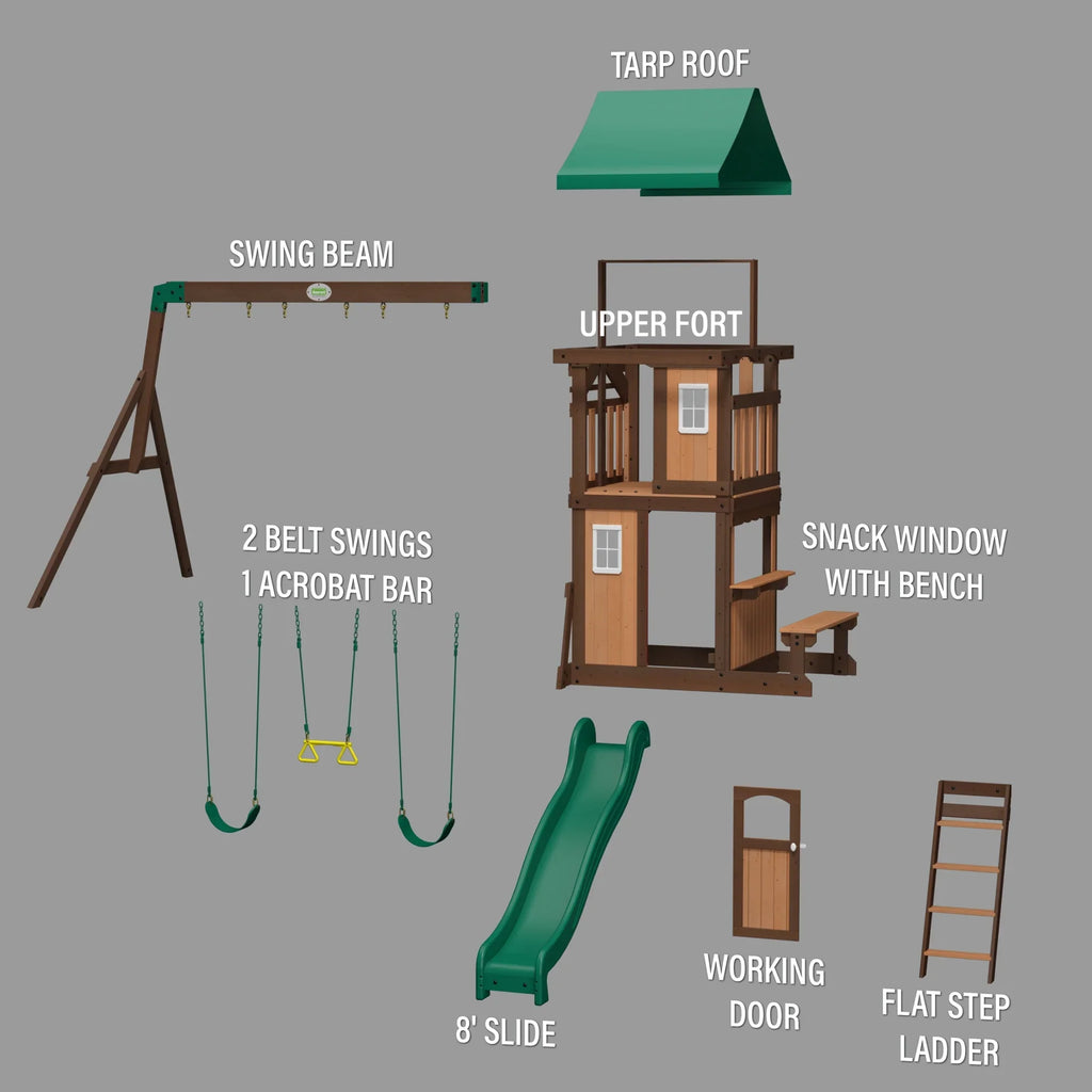 Set Discovery Lakewood Swing Backyard