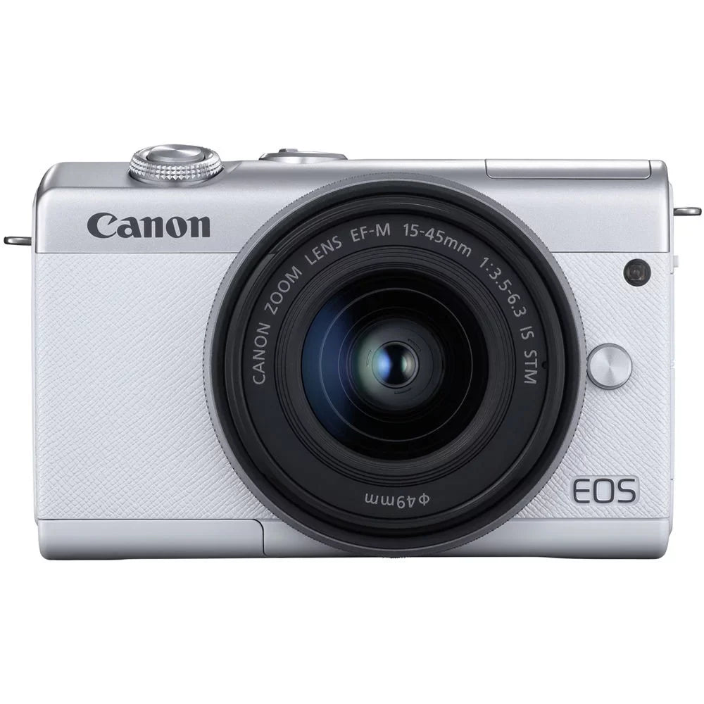 15-45mm Digital Camera Lens Mirrorless (White) M200 with - EOS 3700C009 Canon
