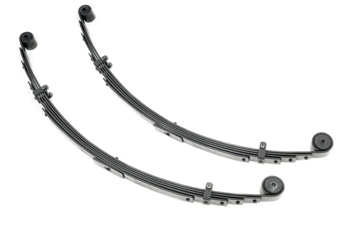 Rough Jeep for Cherokee - 8047Kit Springs 1984-2001 Country 4" Rear Leaf XJ