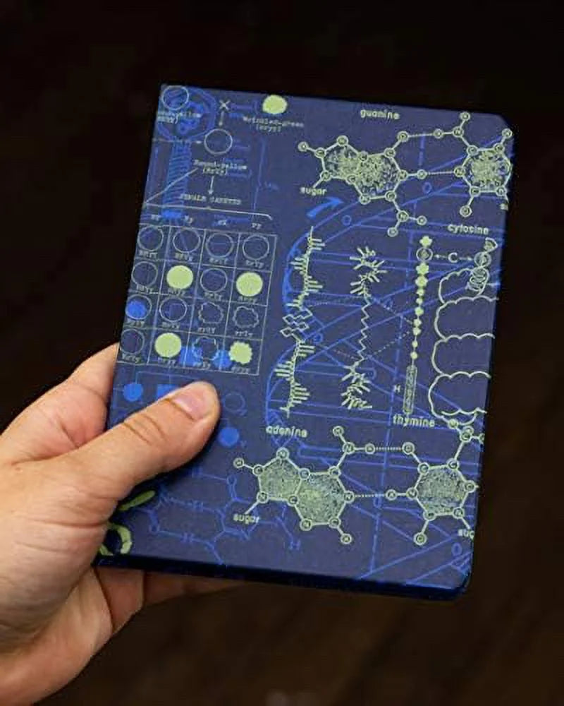 100% (Mini Notebook. Dot Hardcover, Grid Pages, DNA & Recycled) Genetics