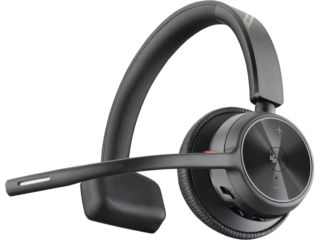 '- Over-the-head Mono - 20 4.92 - Bluetooth Certified Charge Wired/Wireless kHz Voyager ft Cable - Headset - - Ear-cup With 164 - - Teams Hz Poly 4310-M - ft Stand 20 Stereo, - Microsoft ... Binaural -
