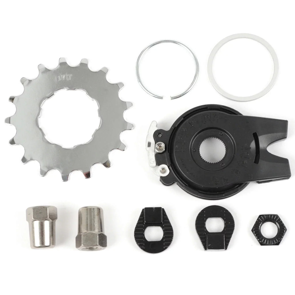 Brake 32h Hub C8 Gear New N380 NuVinci Rear CVP // Bicycle Silver Internal Rim