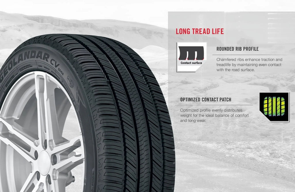 BW Yokohama 235/55R20 All Season G058 Geolandar CV 102V Tire