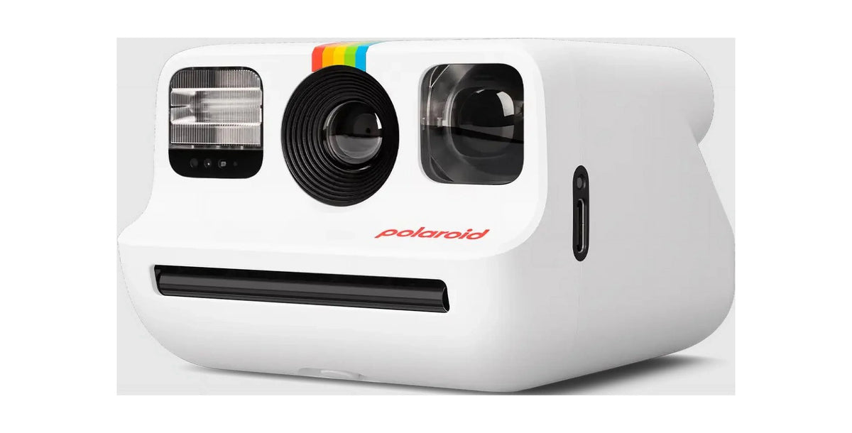 Polaroid White With Go Camera Mini Instant Clip, PRD6219