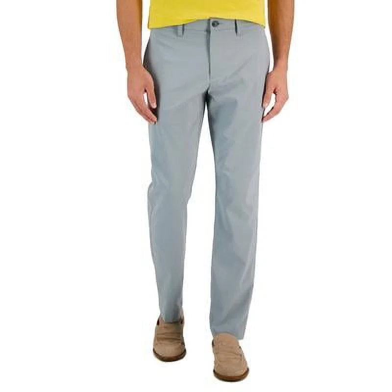 Solid Men's Tech Slim-Fit 36 in Pants Portfolio Monument Ellis x 34 Perry Grey