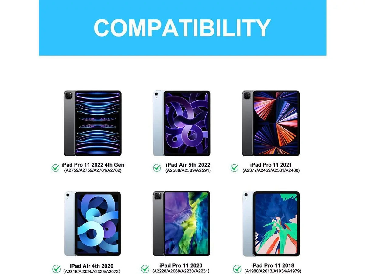 4th iPad for Air 3rd 2022 Pro 10.9 iPad 4 Trackpad Cover Keyboard 11 Gen inch 2020 5 Magic 2nd Keyboard 2018 2021 Backlit Stand 2020 2022 1st Air Magnetic