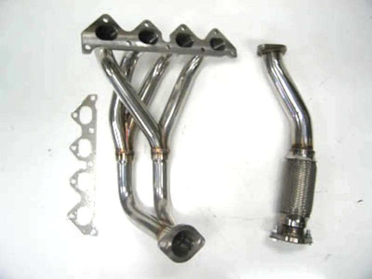 Header DOHC OBX-RS Hyundai Tiburon 1997-2001 2.0L Steel For Fitment Stainless
