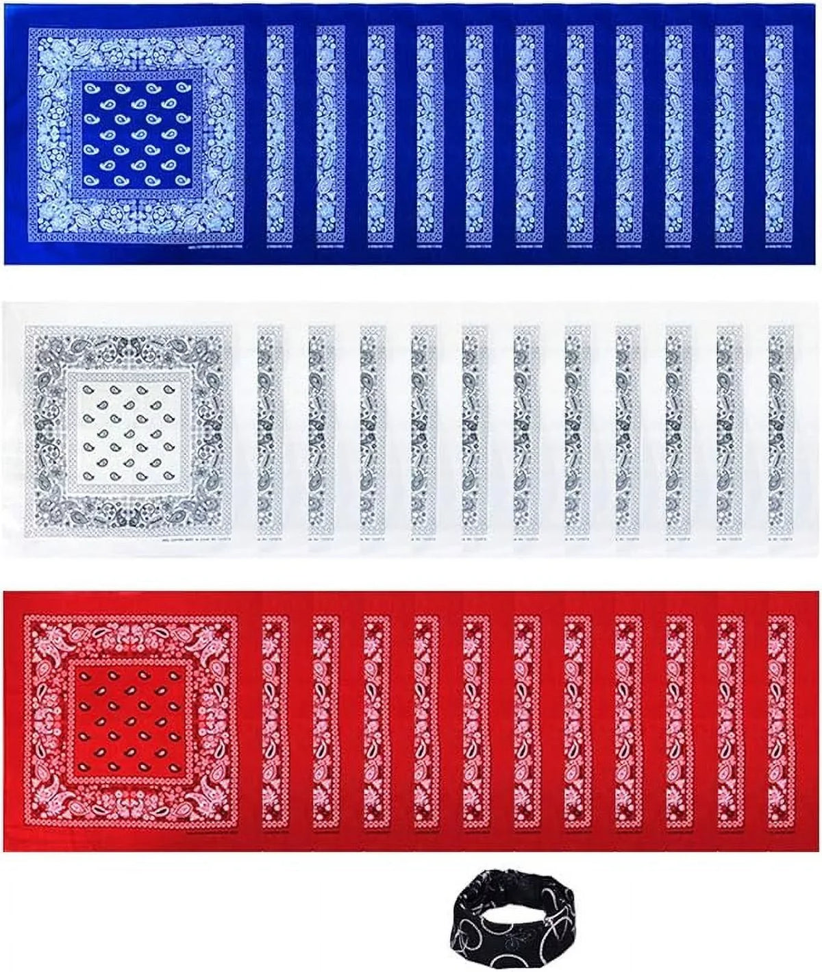 Women 100% for Bandanas Bandana Cotton Men and BASICO