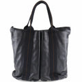 Vertical Hermes Unisex Tote Bag (Fair) Voderma Caravan Pre-Owned PM Black