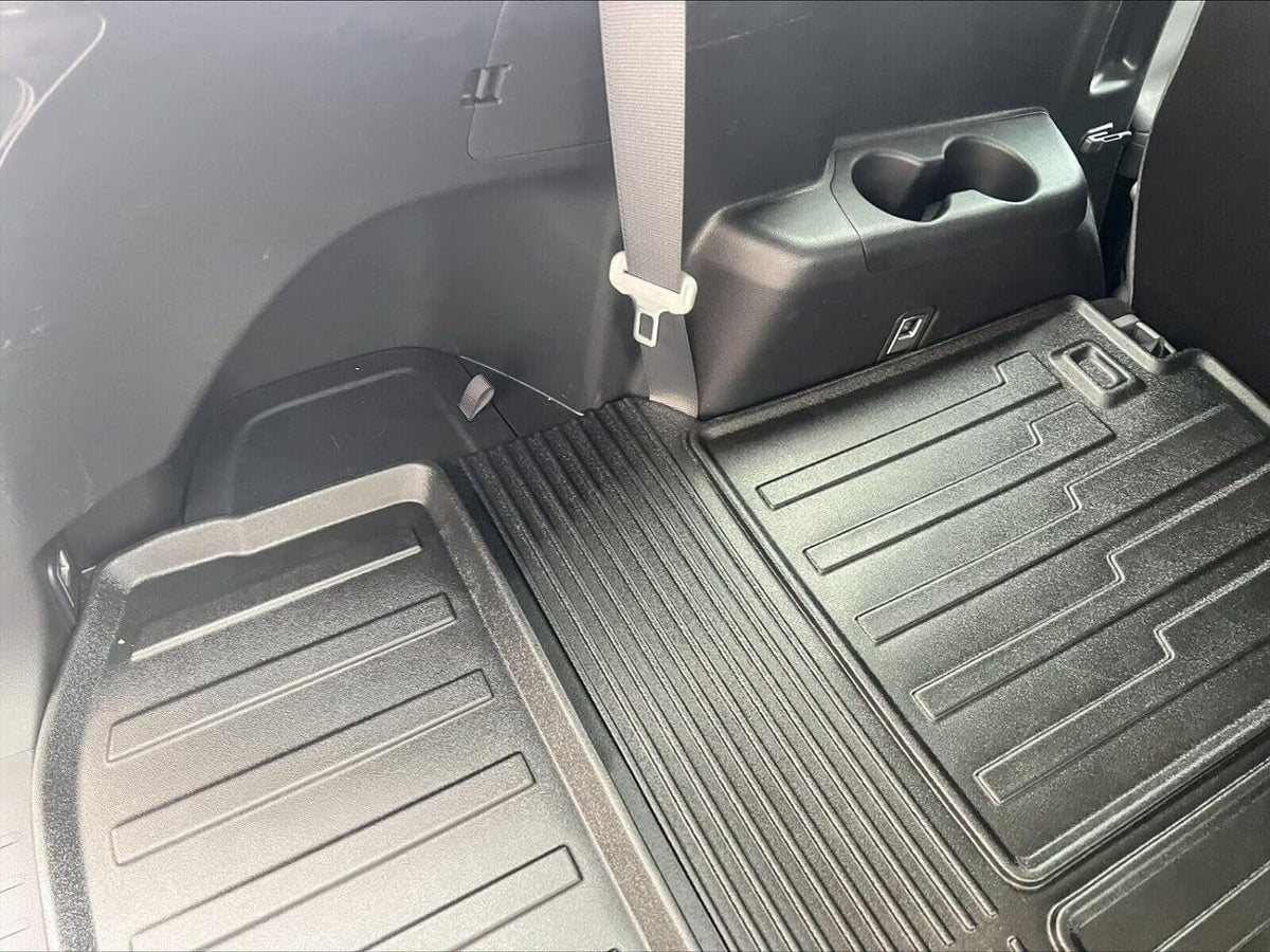 2020-2024 EACCESSORIES for Trunk Design Cars Pre-Cut Toyota Boot Car EA Lip Tray Mat Non-Slip Mats Highlander with Cargo Raised Trunk – Laser – Mat Pad Weather-Resistant for Trunk – Liner –