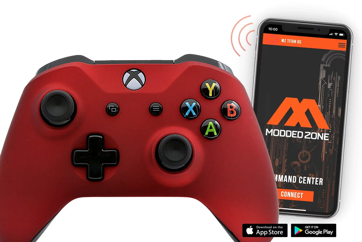 Rapid Soft Controller. Xbox Touch COD Custom Red Warzone Fire Modded S One mods. SMART FPS