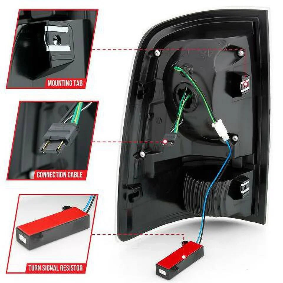 2009-2012 311318 RAM DODGE Light 1500, Fits 1500 Assembly 2014-2019 select: USA ANZO RAM Tail