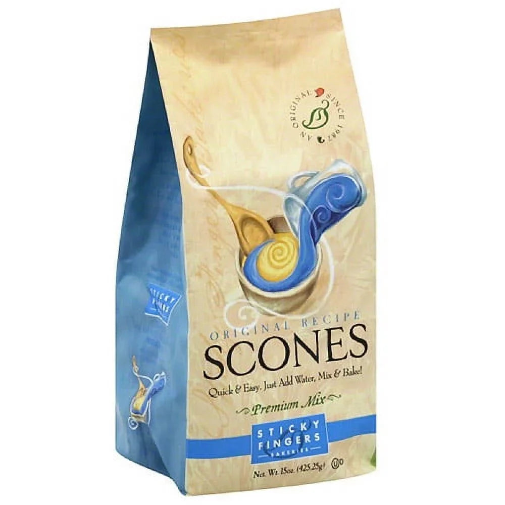 15 Mix, Original Scones of Fingers (Pack 6) Recipe Sticky Bakeries oz,