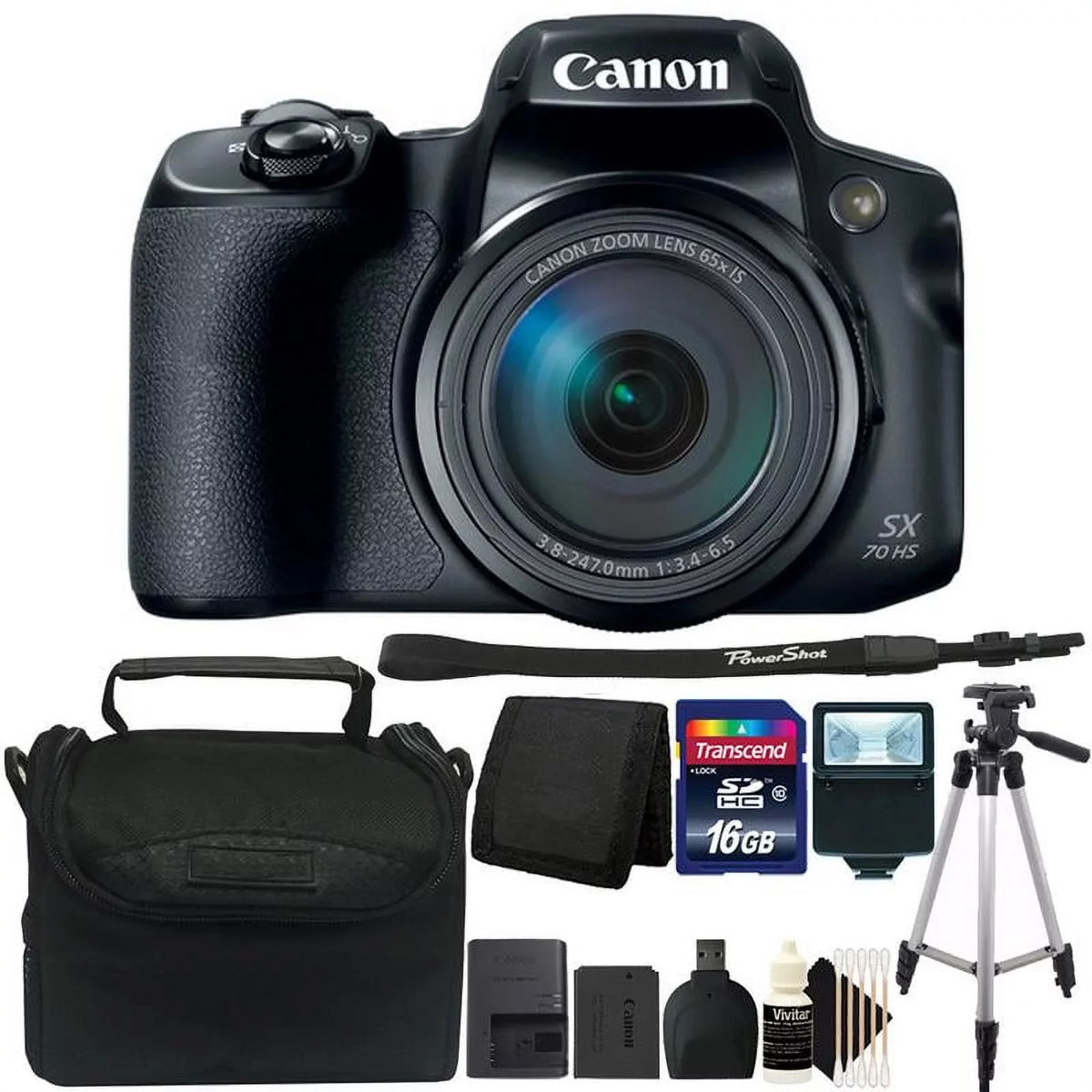 SX70 Bundle Canon Powershot 3071C001 Digital HS Camera Premium