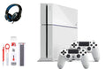 AXTION Kit Headset PlayStation Cleaning 2 Sony (Refurbished: White 4 Console Pre-Owned with Controller Bundle Gaming Like New) 500GB BOLT