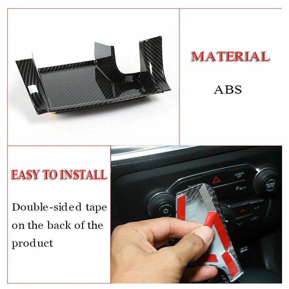 Panel Consoles Gear Teledu Storage Cover Shift Center Trim 4pc