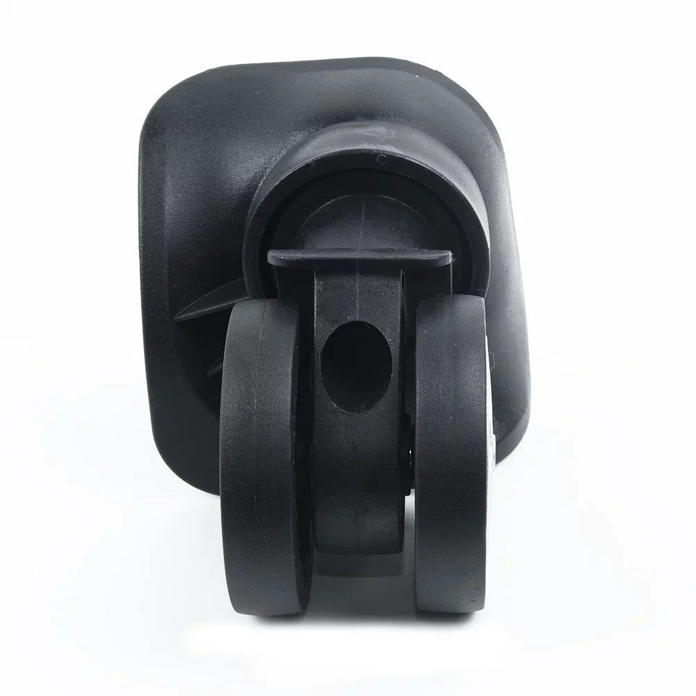 Wheels,4*2.55inch,4Pcs/Set,Swivel Replacement Wheels Luggage Black,Plastic,Dual Universal Roller Suitcase Wheel