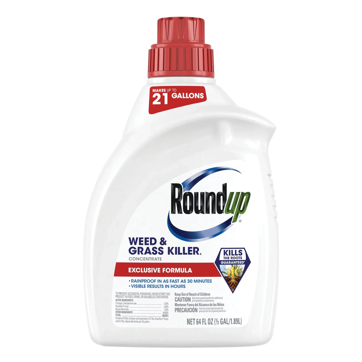 Grass fl.oz. Other Use and Your Roundup Yard, Concentrate, Killer₄ of Weed & Flower in Beds 64 Areas