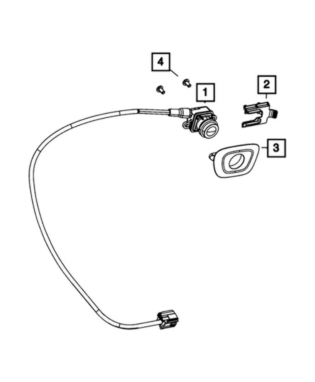 Mopar Camera OE 2013-2016 56038990AC Genuine New