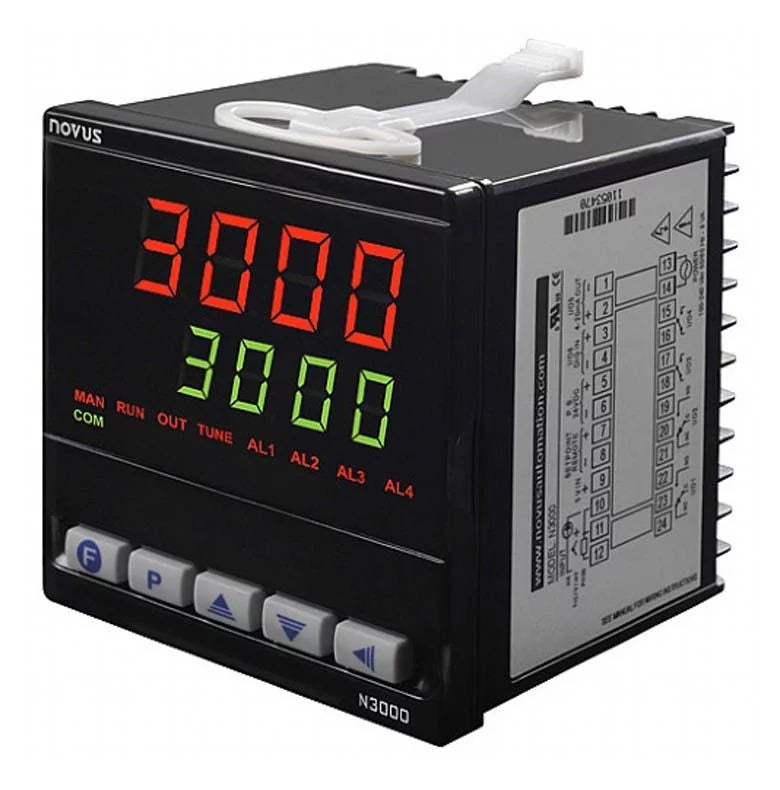 DIN Process USB controller, 1/4 4 NOVUS 8300200130N3000 relays,