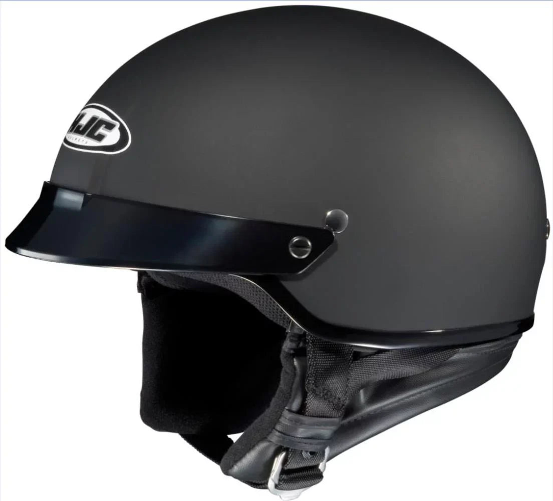 CS-2N Helmet Black) (Large, Solid Flat HJC